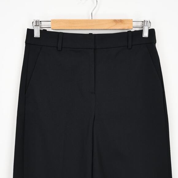 NWOT J.Crew Factory Remy Wide-Leg Cropped Stretch Dress Pant In Black Size 2 - Picture 5 of 9